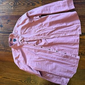 J. Crew Pink Relaxed Fit Casual Button Down Shirt